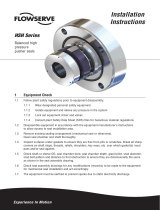 Flowserve HSH Series Installation Instructions Manual