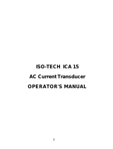 Iso-Tech ICA 15 User manual