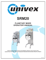 Univex SRM20+ Operating instructions