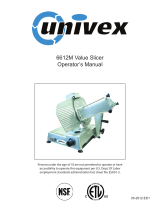 Univex 6612M Operating instructions