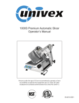 Univex 1000S Premium User manual