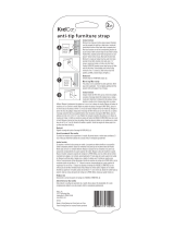 Kidco S142 Anti-Tip Furniture Strap Owner's manual