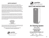 Germ Guardian MODEL: AC4900CA Owner's manual