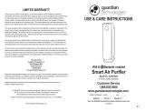 Guardian Technologies MODEL: CDAP5500BCA Owner's manual