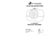 pureguardian Ultrasonic Humidifier: Model H4500 Owner's manual