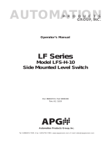 APG LFS-H-10 User manual