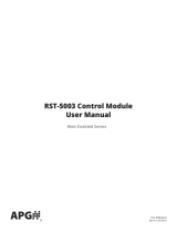 APG RST-5003 User manual
