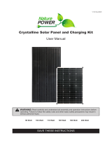 Nature Power Crystalline Solar Panel and Charging Kit User manual