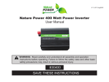 Nature Power 30400 Nature Power 400 Watt Power Inverter User manual
