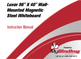 MyBinding Luxor WB9640W Whiteboard Operating instructions