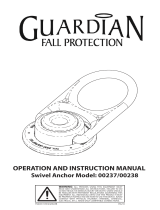 Guardian 10K Mega Swivel Anchor Operating instructions