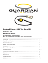 Guardian GR6 Tie-Back Web SRL - Dual Operating instructions