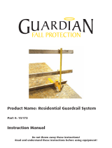 Guardian Residential Guardrail Post Operating instructions