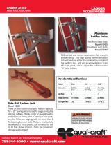 Guardian Fall Protection 2-Rung Short Body Ladder Jack User manual