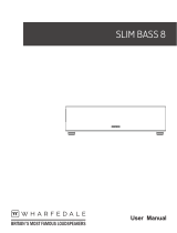 Wharfedale SLIM BASS 8 User manual