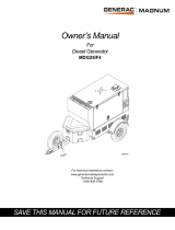 Generac MDG25IF4 Owner's manual