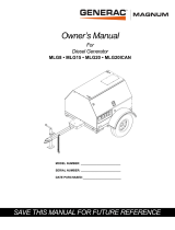 Generac MLG20ICAN Owner's manual