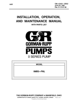 GORMAN-RUPP PUMPS 0 Series User manual