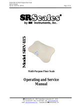 SR Instruments SR Scales SRV415 Operating and Service Manual