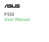 Asus P550 User manual