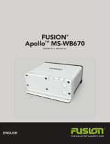 Garmin Fusion Apollo WB670 Owner's manual