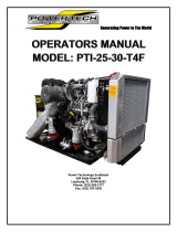 Power Tech Generators PTI-25-30-T4F User manual