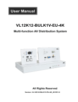 VivoLink VL12K12-BULK1V-EU-4K User manual