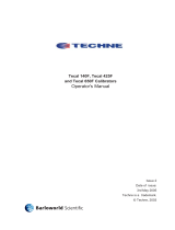 Keison TECHNE Tecal 140F User manual