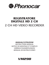Phonocar VM298 User manual