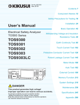 Kikusui TOS9303LC User manual