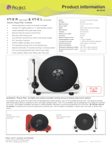 Pro-Ject Audio Systems VT-E Product information