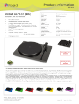 Pro-Ject Audio Systems Debut Carbon DC Product information