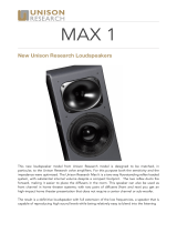 Unison Research MAX 1 Product information