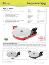 Pro-Ject Audio Systems RPM 5 Carbon Product information