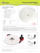 Pro-Ject Audio Systems Acryl-IT RPM 1 Carbon Product information