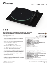 Pro-Ject Audio Systems T1 Product information