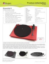 Pro-Ject Audio Systems Essential II Product information