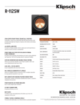 Klipsch R-12SW Product information