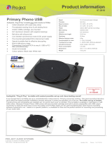 Pro-Ject Audio Systems Primary Phono USB Product information