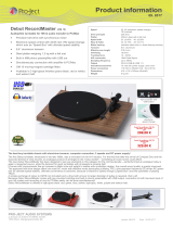 Pro-Ject Audio Systems Debut RecordMaster Product information
