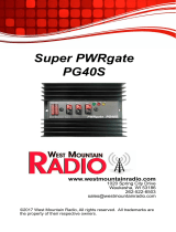 West Mountain Radio Super PWRgate PG 40S Owner's manual