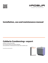 Robur CALDARIA CONDENSING+ Installation, Use And Maintenance Manual