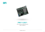 DFI PR611-C621 Owner's manual