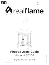 Real Flame 5020E-BK Owner's manual