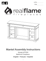 Real Flame 7330E-W Owner's manual