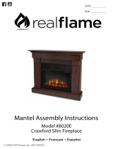 Real Flame 8020E-GRY Owner's manual