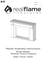 Real Flame 8440E-RW Owner's manual