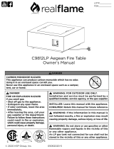 Real Flame C9812LP Owner's manual