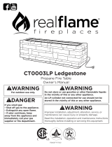 Real Flame CT003LP Owner's manual