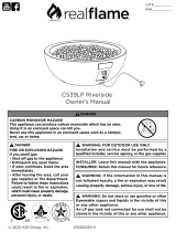 Real Flame C539LP Owner's manual